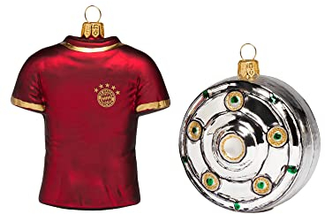 FC Bayern München Weihnachtsanhänger 2er-Set