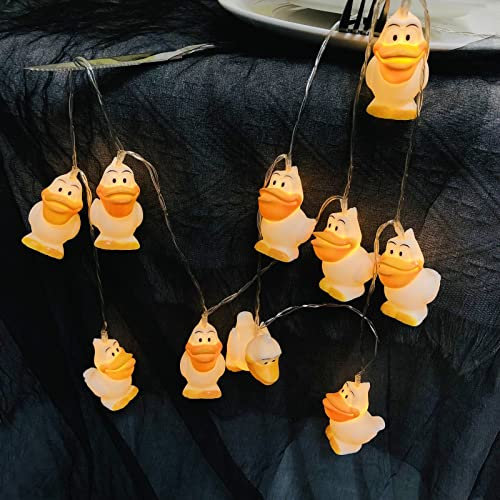 Riaxuebiy Tukan-Nachtlicht,Süße Weiß Tukan Lichterkette,Große Schnabel-Vogel Lichterkette für Kinderzimmer Büro Wohnzimmer Camping Weihnachtsbaum Dekoration (Batteriebetrieben, Tukan)