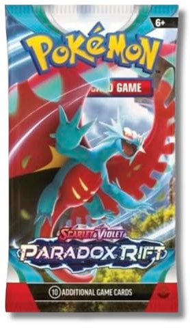 Pokemon Scarlet & Violet Paradox Rift Booster Pack | Roaring Moon