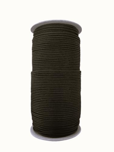 ANTICA CORDERIA MARRA dal 1896 Polypropylen-Seil, Farbe Schwarz, Antik-Braun, Länge 200 Meter, Durchmesser 3 mm, Mehrzweck, Bootfahren, bunt, 281284