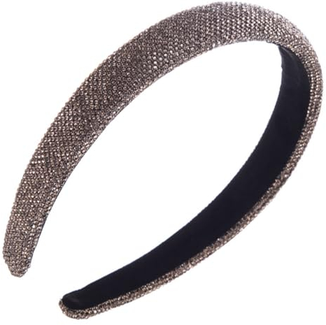 scicent Kristall-Strass-Stirnbänder Perlen Haarbänder Imitation Diamant Verziert Haarreifen Party Hochzeit Kopfschmuck Glitzer Haar-Accessoires für Frauen und Mädchen 26516