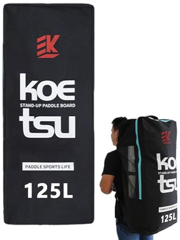 Dry Sack – Zaino da paddle board gonfiabile | Zaino da viaggio per paddle board gonfiabile | Borsa da trasporto per stand up board | 125L zaino da viaggio per kayak