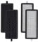 Nispira 38060 True HEPA Active Carbon Filters Replacement for Silentnight 38060 Air Purifier and Netta Air Purifier 28W, 3-Stage Filtration System, 2 Sets