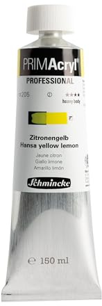 Schmincke PRIMAcryl Professional Zitronengelb 150 ml Tube, 13 205 019