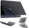 Alogy Hülle kompatibel für Macbook Air 13 13.3 - 2018-2021 (M1 A2337/A2179/A1932), ultradünn, flexibel, schützend, Case, kompatibel für MacBook Air 13, rutschfest matt schwarz