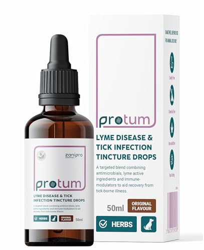 Zanipro Oral Flea Treatment for Dogs, Herbal Drops, 50ml | Lyme Disease Herbal Supplement | Natural Antibiotic Tick Treatment | Antimicrobial Herbal Blend