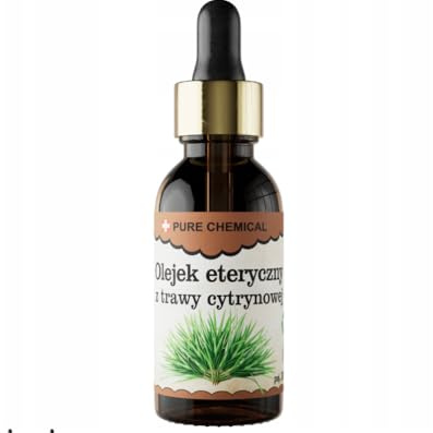 CHOSA Ätherisches Öl Zitronengras 30ml - 100% Natürliches Duftöl für Diffuser Aromatherapie - Luftbefeuchter - Sauna & Massage – Intensiver Raumduft