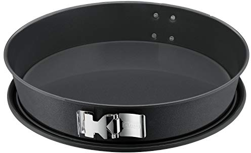Original Kaiser La Forme Plus Springform-Backblech konisch 30 cm, SafeClick-Verschluss, runde Backform Käsekuchen, Emailleboden, beschichtet, schnittfest