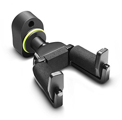 Gravity GS 01 WMB - Neck Hug Wandhalter für Gitarren, Gitarrenhalter, für die Wand, schwarz
