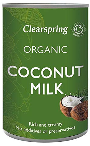 Clearspring Organic Coconut Milk 400ml (Pack of 8)