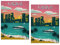 24/7stickers TR023 / 2X Miami Aufkleber 6x8,5cm USA Work & Travel Reise Koffer Gepäck Tuning Oldtimer