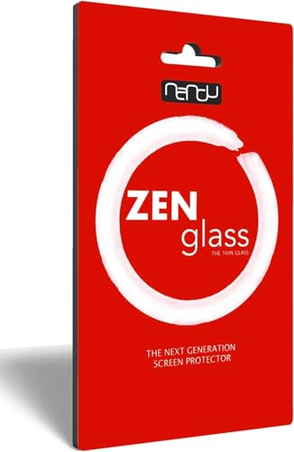 ZenGlass Nandu I (2 Unidades) Protector de Vidrio Flexible Compatible con Xiaomi Mi Mix I Protector de Pantalla 9H I (más pequeño Que la Pantalla Curva)
