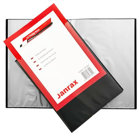 Janrax Porte-vues A3 (20 pochettes))