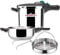 Magefesa DYNAMIC - Set Ollas Express Rápidas de 3L + 6L + Cestillo, Acero Inoxidable 18/10, Eficiencia Energética, Todo tipo de cocinas, Inducción