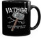 MoonWorks® Kaffee-Tasse cooler Papa Vathor Spruch lustig Thor Parodie Geschenk Papa Vatertag schwarz Keramik-Tasse