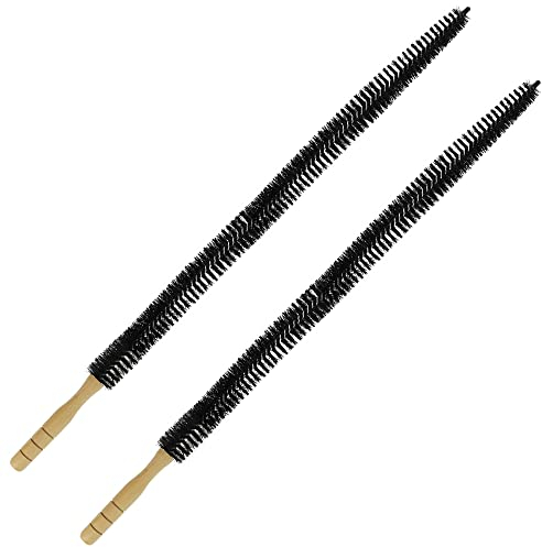 ComPDCVD Set di 2 Spazzole per Radiatori da 75 cm Radiatore Cleaner Spazzola Manico Lungo e Flessibile Spazzola Multiuso per Radiatore Asciugatrice Lint Lavatrice