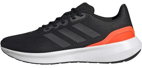 adidas Herren Runfalcon 3.0 Shoes, core Black/Carbon/solar red, 44 EU
