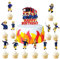 Feuerwehrmann Sam Tortendeko, 13PCS Fireman Sam kuchen deko, Sam Cake Toppers, Feuerwehrmann Sam Geburtstagsdeko, Feuerwehrmann Tortenaufsatz, Fireman Kuchendekoration, für Geburtstag Party Supplies