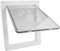 Chrees Dog Door Heavy Duty Thickened Widen Safety Strong and Durable Pet Flap Door for Interior Exterior Wall (White)