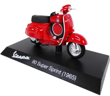 OPO 10 - Miniatur-Scooter zum Sammeln im Maßstab 1:18, kompatibel mit der Vespa 90 Super Sprint (1965) – VES115