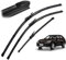 Scheibenwischerblätter vorne und hinten, Set für BMW X1 E84 2009 2010 2011 2012 2013 2014 2015 Scheibenwischer