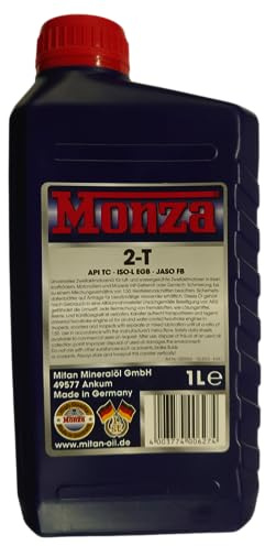 MONZA 2-Takt Motorenöl 1 Ltr. API TC ISO-L-EGB Getrennt- und Gemisch-Schmierung Mischungsverhältnis 1:50