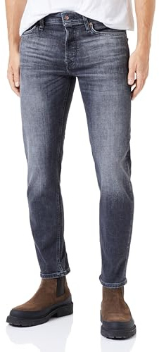JACK & JONES Male Tapered Fit Jeans JJIMIKE JJORIGINAL JJ 711 NOOS Tapered Fit Jeans