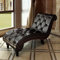 BaraSh Chaiselongue Braun Kunstleder Chaiselongue Mit Armlehnen Sofa Recamiere Chaiselongue