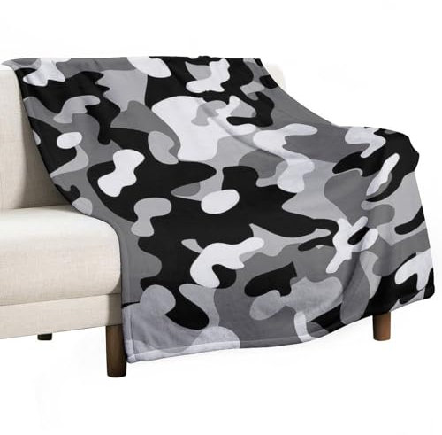 WCEECE Kuscheldecke Camouflage, Geburtstagsgeschenk Für Männer Freundin, Muttertaggeschenk, Kuscheldecke Flauschig, Beste Freundin Geschenke 130x150