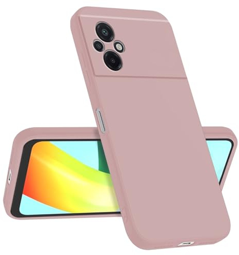 Longstong Custodia Compatibile con POCO M5 / POCO M4 5G (6.58), Sottile Antishock Personalizzata Design Minimalista - Polvere di sabbia