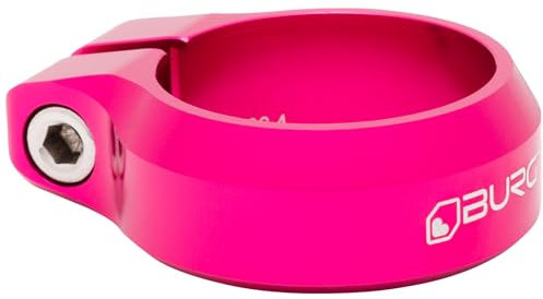 Burgtec Seat Clamp 36.4mm Toxic Barbie Pink