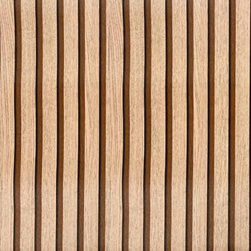 Takezuaa 3D Tapete Holzopti,Tapete Holzoptik Vliestapete Akustikpaneele Holzwand 3D Effekt Skandi Holzpaneele Natur Optik Modern Holzwand,Moderne Minimalistisch Wallpaper,0.53 * 9.5M
