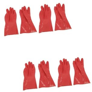 KONTONTY 2pairs Peeling Gloves for Vegetables and Fruits Anti-slip Potato Gloves Fits All Easy to Use Kitchen Gadget for Safe Vegetable Processing