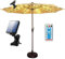 Todays Deals - Luz solar para sombrilla para exteriores, iluminación LED, funciona con energía solar, luces de patio con control remoto y clip, luces solares para sombrilla de patio, 8 modos para