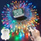GloBrite Garden Fairy Lights Battery Operated - 50 LED String Lights with Remote - 8 Lighting Modes - Battery Fairy Lights Indoor & Outdoor - Bedroom Aesthetic - (Multi-Coloured LED)