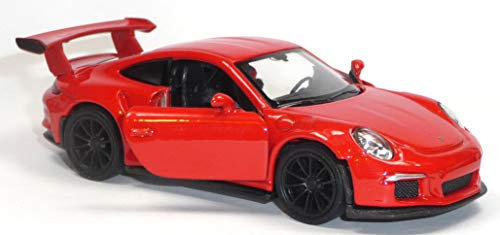 Generisch Modellauto kompatibel mit Porsche 911 GT3 RS rot ca. 12cm, Auto, Sammlermodell, Erwachsene, Modellauto-Enthusiasten, Unisex