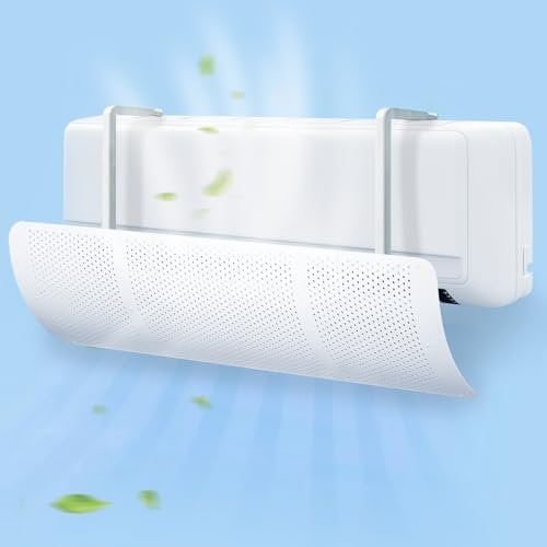 qianduoduo Deflettore Condizionatore Universale, Deviatore Aria Condizionatore, Deflettori Condizionatore per Casa/Ufficio, Anziani, Neonati, Donne in Gravidanza