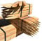 Holzpfähle Holzpflöcke Pflanzstäbe quadratisch mit vierkant Spitze 25 Stück | Eukalyptus | Holzpfähle für Markierungen | Rankstab für Pflanzen, Holzpfosten zur Abgrenzung - Stärke 2,5x2,5cm (40)