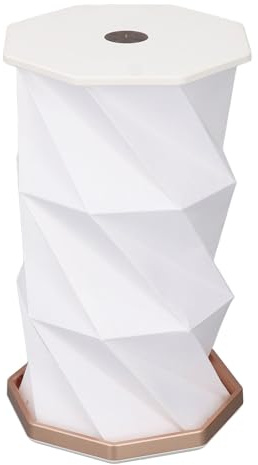 VBESTLIFE Faltbare Nachttischlampe, Wiederaufladbare Kabellose Schreibtisch-Papierlampe, Stufenlos Dimmbares Touch-Nachtlicht für Schlafzimmer, Wohnzimmer, Camping