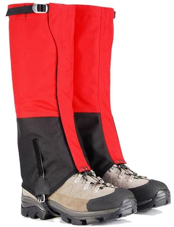 Windmilne Wandergamaschen, atmungsaktive Outdoor-Fahrradgamaschen, verstellbare Gamaschen, für Männer und Frauen (Klein 1)