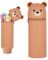 Aethryon 2-in-1 Schulmäppchen aus weichem Silikon, Kawaii Federmäppchen, Cartoon Federmäppchen, Tischstifthalter, Stand Up Federmäppchen, Stifte Mäppchen