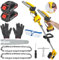 2-in-1 Cordless Pole Saw and Mini Chainsaw,6 Inch Mini Chainsaw Cordless with Extension Pole,Brushless Electric Pole Saw Long Reach Battery Powered Pole Saw for Tree Trimming Pruning and Wood Cutting