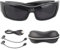 lvifloae 1080p Smart Blueteeth HD Camera HD Lente Polarizadas Gafas de Sol Deportivas, Soporte Llame a Video Music, Adecuado para Viajar en Ciclismo de conducción de Deportes Interiores y
