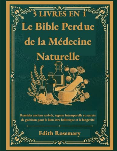Le Bible Perdue de la Médecine Naturelle: Remèdes anciens ravivés, sagesse intemporelle et secrets de guérison pour le bien-être holistique et la longévité