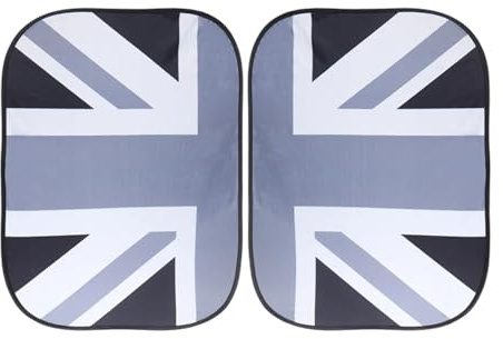 Parasoles Coche para Mini para Cooper para Clubman para Countryman R55 R56 R60 R61 F56 Parasol para Techo Corredizo Protección contra El Calor Cortinas Solares Coche(2 Pieces C)