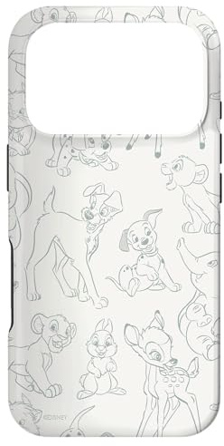 Hülle für iPhone 17 Pro Disney Classic Figuren Simba Dumbo Bambi, Alloverprint