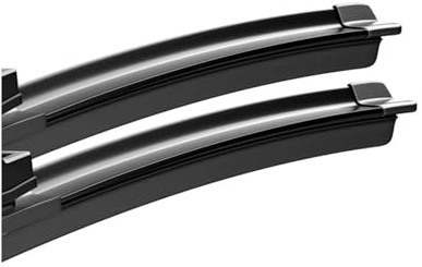 Rear Scheibenwischern Für Seat Leon 1M MK1 1P MK2 5F MK3 KL MK4 2000-2023 Frontscheibenwischerblätter 2 Stück Windschutzscheibenfensterzubehör(Black,5F MK3 (2012-2018))