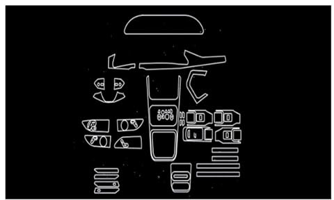 Per OMODA 9 SHS 2026 2025 2024 PPF Pellicola Protettiva Per Auto TPU Trasparente GPS Navigation Gear Panel Center Console Accessori Pellicola protettiva