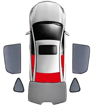 Parasoles Parasol para Parabrisas Delantero Coche, Cortina Opaca para Mercedes para Benz Clase B W247 2019-2023 Parasol Trasero(Rear 5pcs)