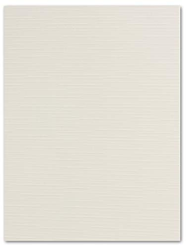 20 STÜCK Leinen- Karton DIN A4-29,7 x 21,0 cm Weiß 240 g/m² Bastel-karton Ton-karton Ton-Papier Foto-Karton